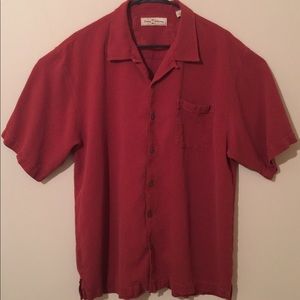 TOMMY BAHAMA MENS XL 
BUTTON UP SHIRT 100% SILK